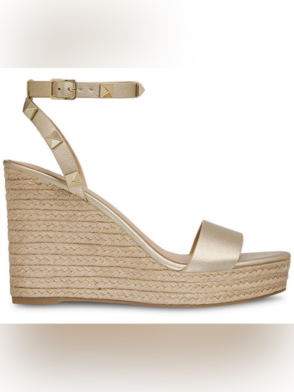 INC Gold Gladiator Wedge Sandals Size 11 – Chic & Statement Style 💛 - Picture 2 of 13